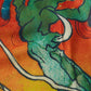 "DOWNHILL TIGER & DRAGON" OVERPRINT CAMP COLLAR SHIRT / OG