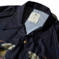 "DOUBLE DRAGON" OVERPRINT CAMP COLLAR SHIRT / OG