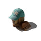 Kimono Silk Embroidery “Kowloon” Cap type 16