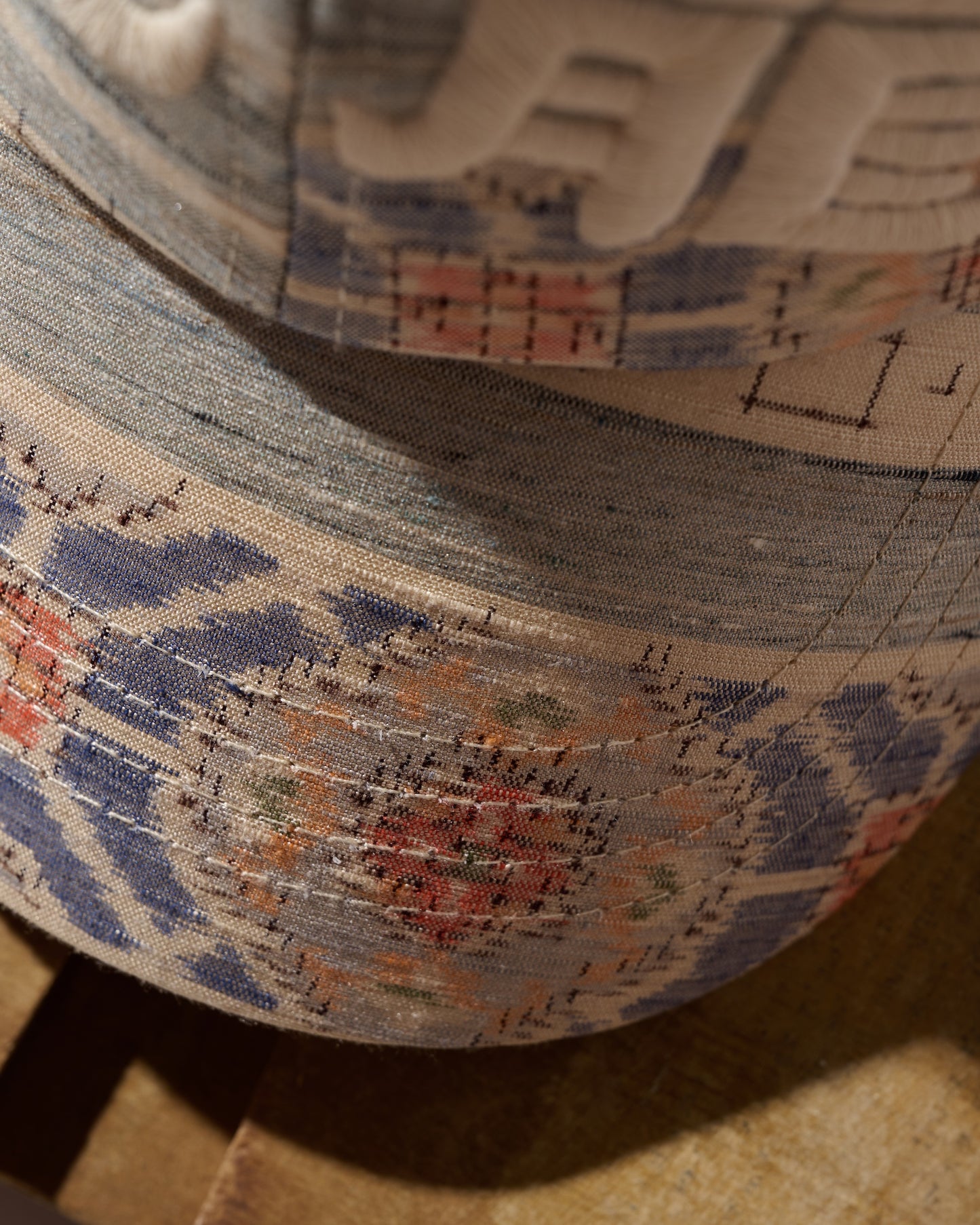 Kimono Silk Embroidery “Kowloon” Cap type 03
