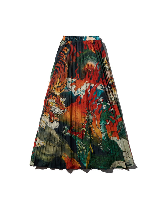GRS OG DRAGON TIGER OVERPRINT SKIRT