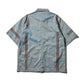 Kimono Silk Handcrafted Open Collar Shirt Type 08