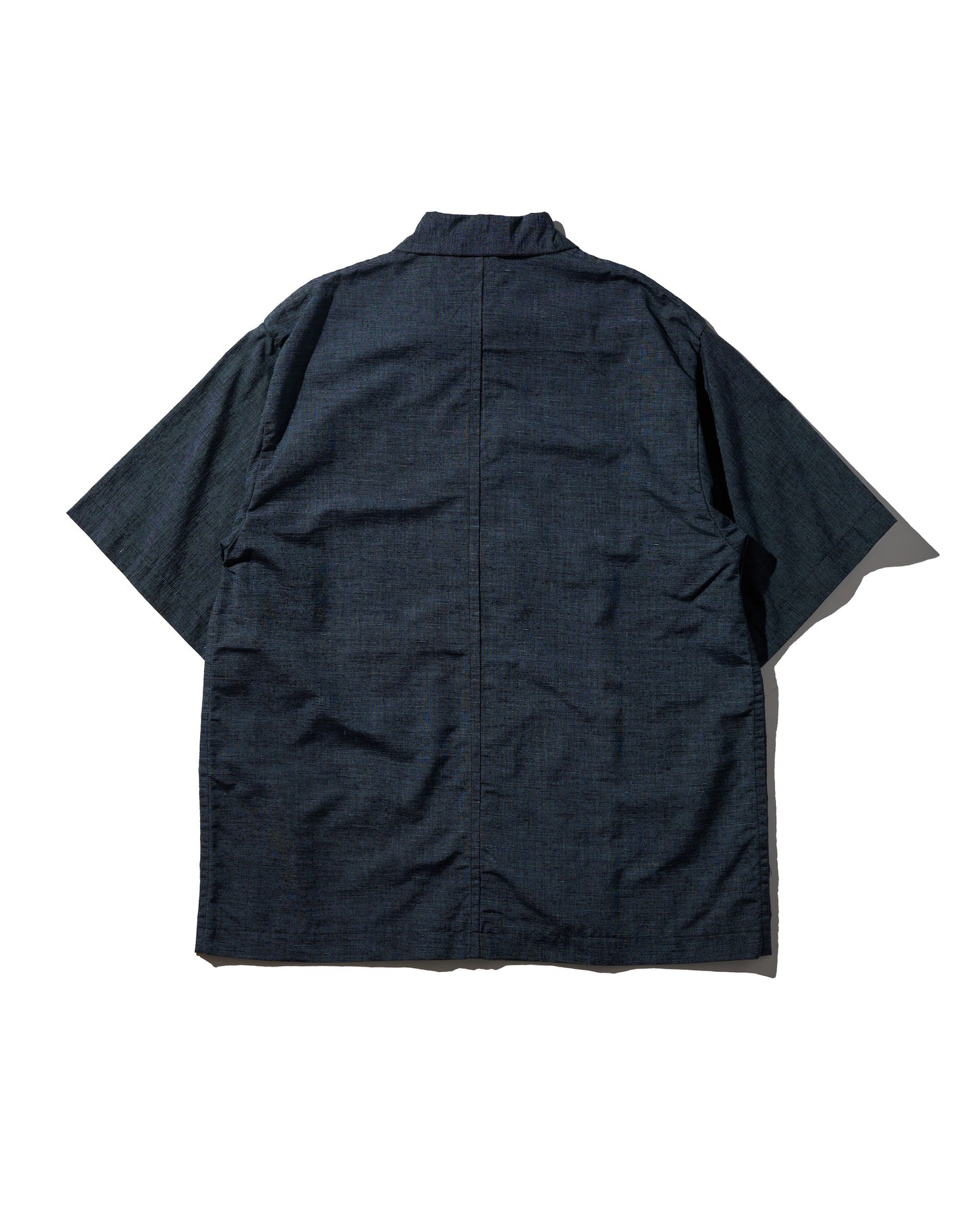 Kimono Silk Handcrafted Open Collar Shirt Type 09