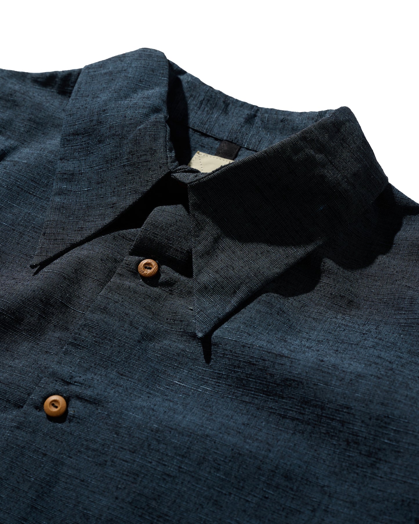 Kimono Silk Handcrafted Open Collar Shirt Type 09