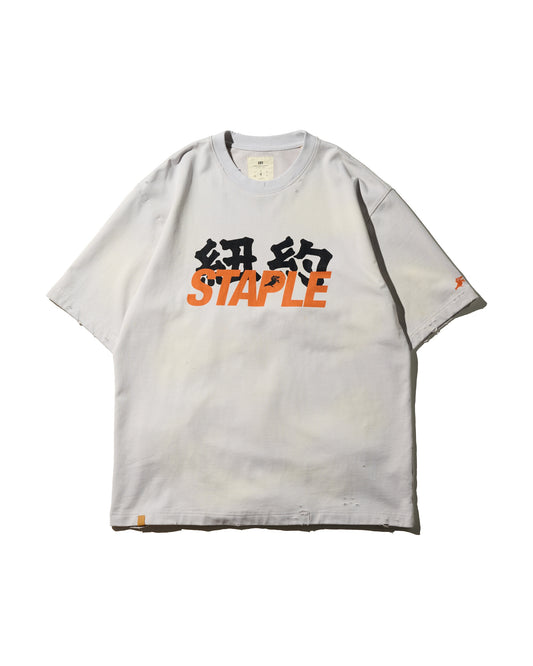 HEAVY WEIGHT SUN FADED “NEW YORK” TEE
