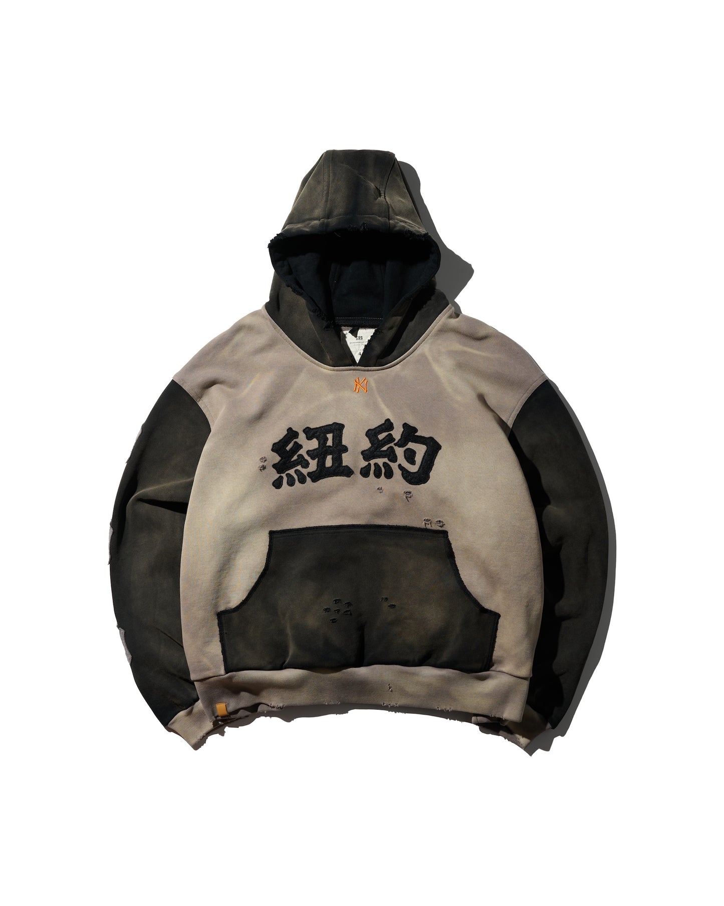 HEAVY WEIGHT SUN FADED "NEW YORK" HOODIE
