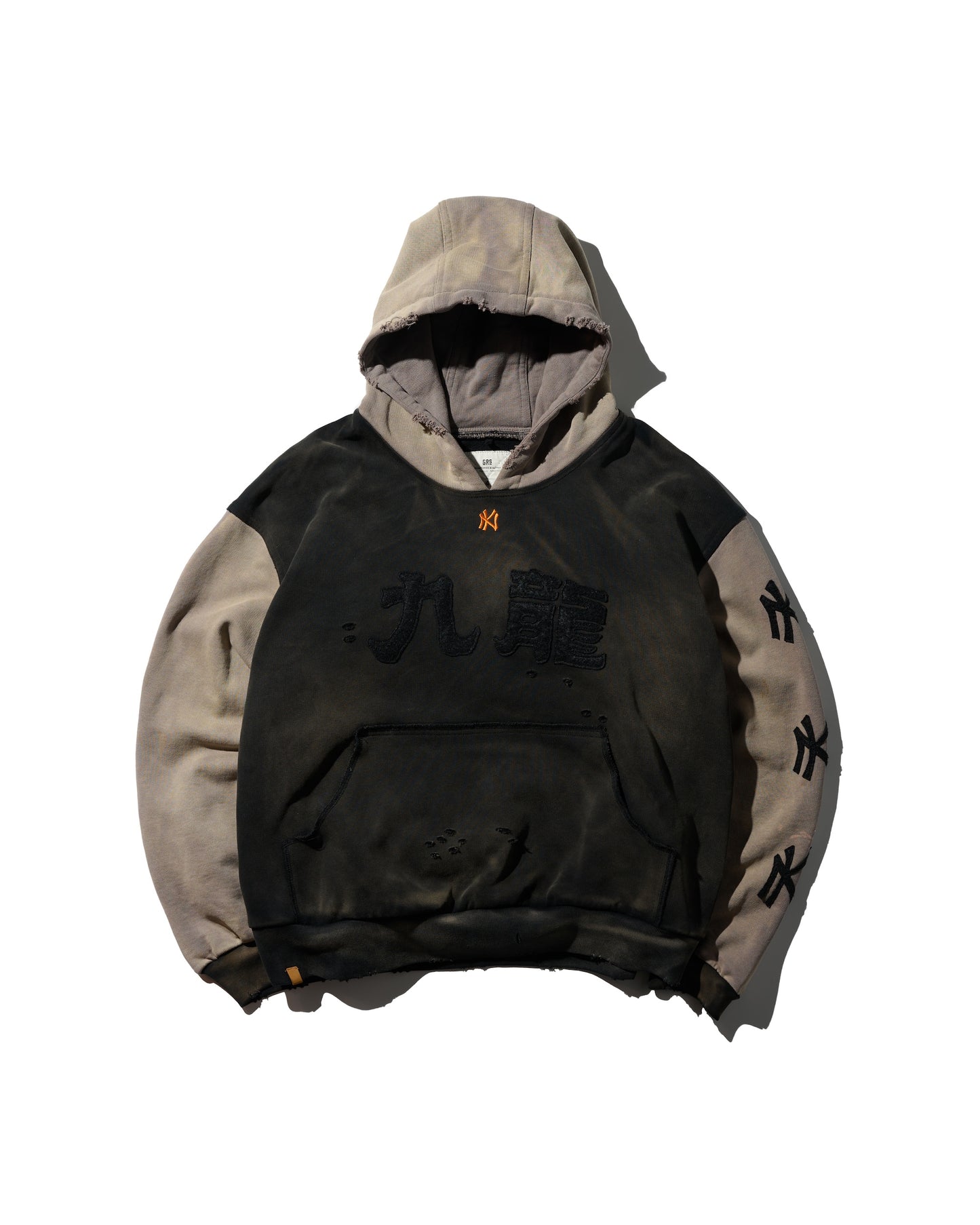 HEAVY WEIGHT SUN FADED "KOWLOON" HOODIE