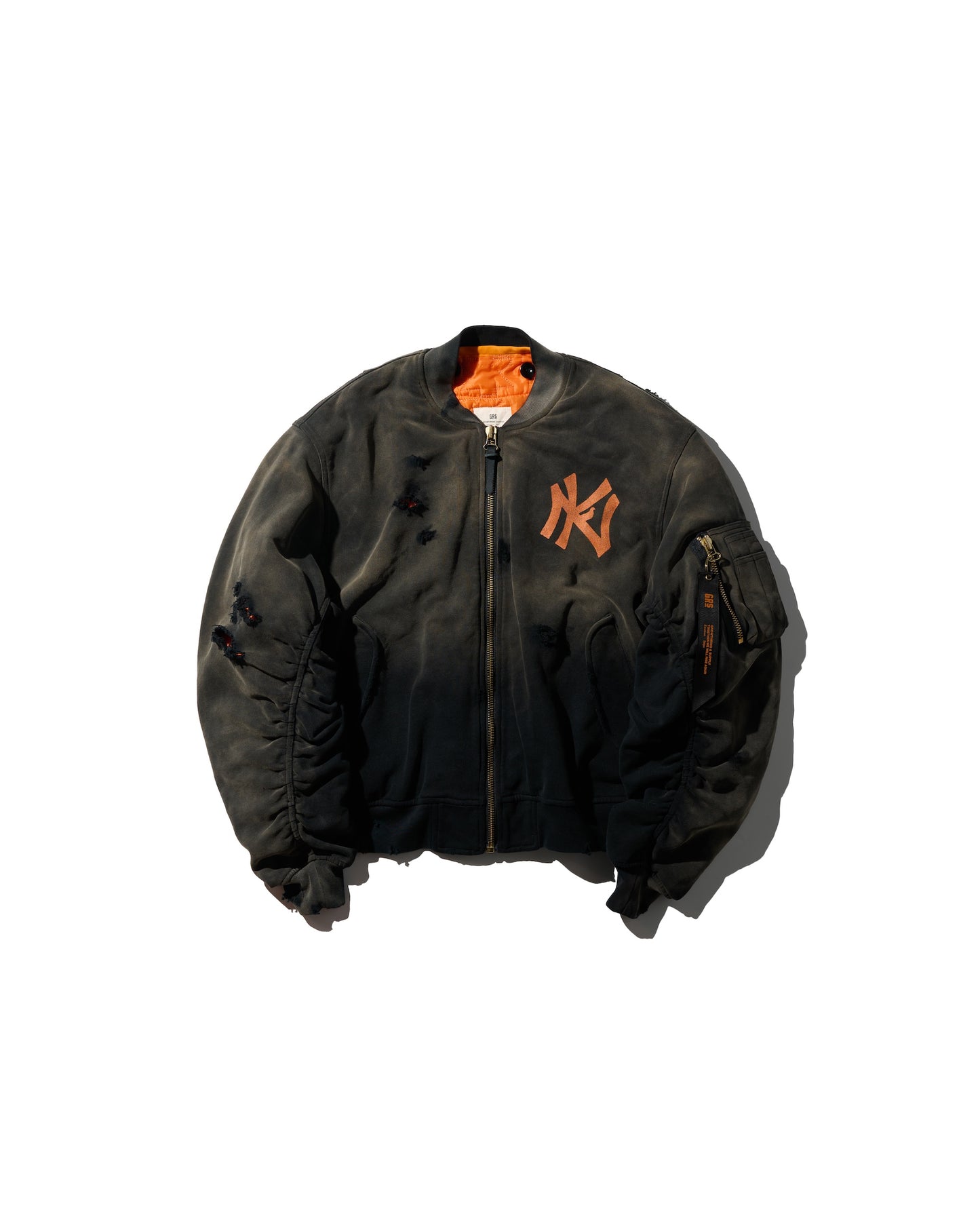 [NEW YORK EXCLUSIVE] MA1 SUN FADED SWEAT BOMBER + QUILTED LINER