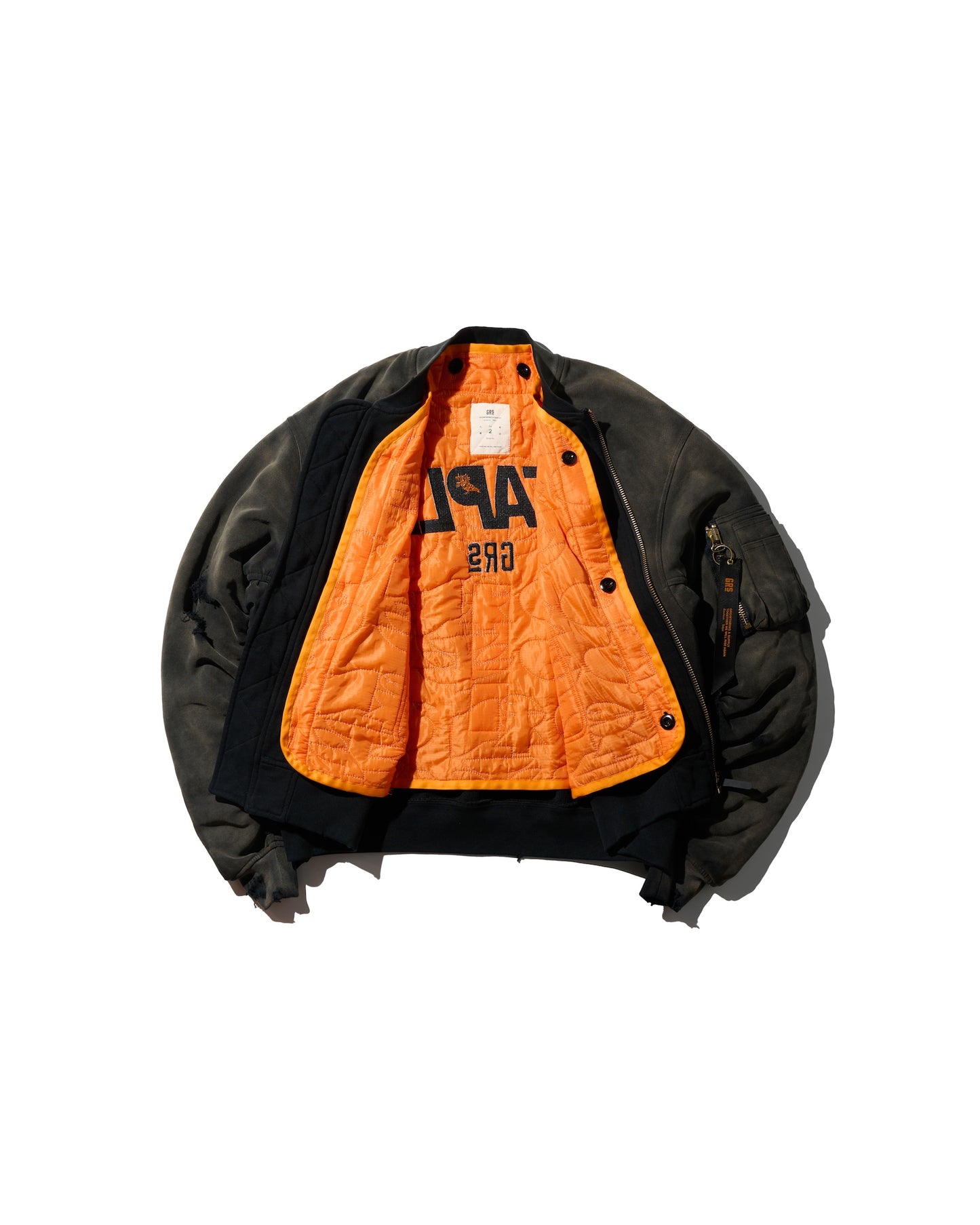 [NEW YORK EXCLUSIVE] MA1 SUN FADED SWEAT BOMBER + QUILTED LINER