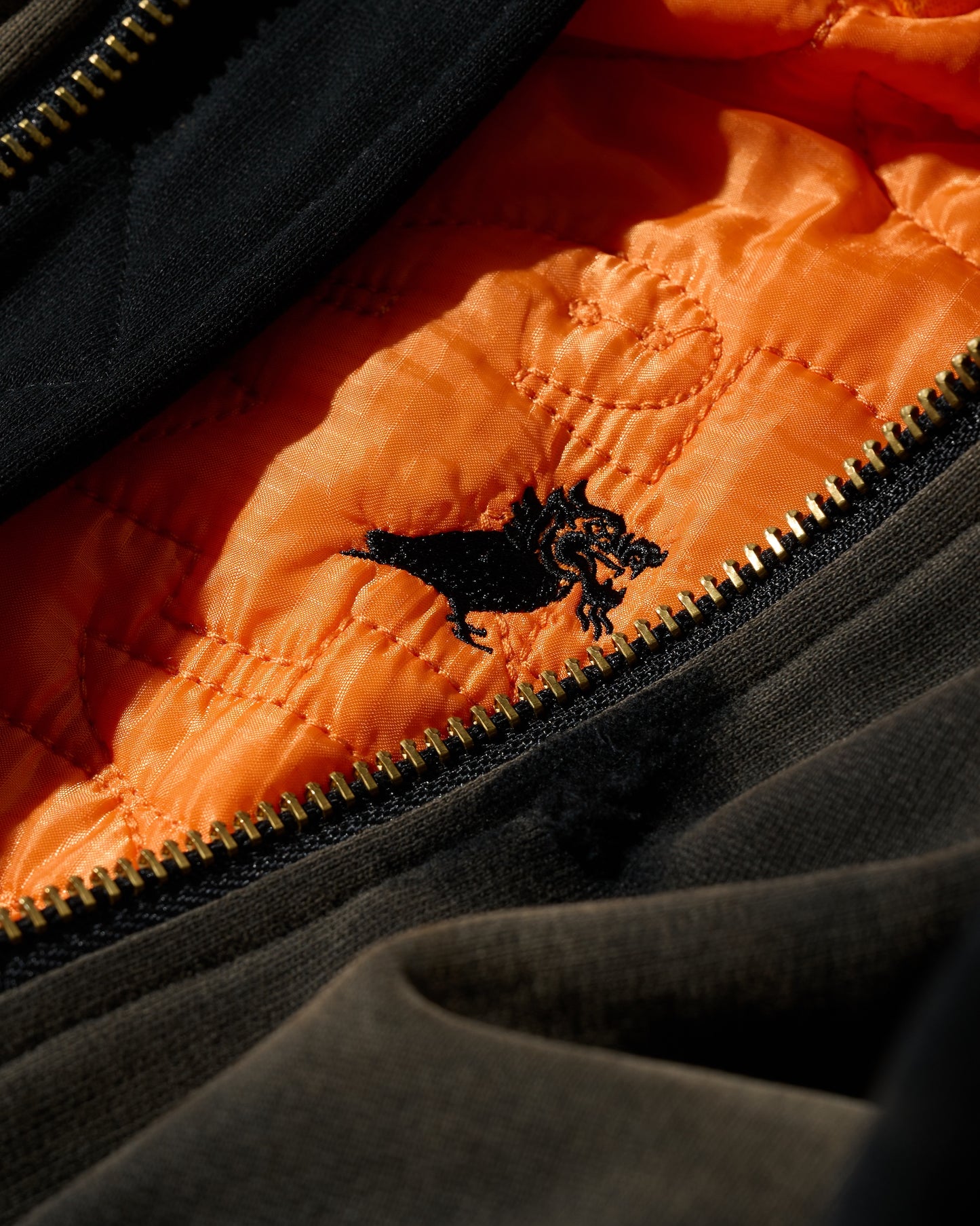 [NEW YORK EXCLUSIVE] MA1 SUN FADED SWEAT BOMBER + QUILTED LINER