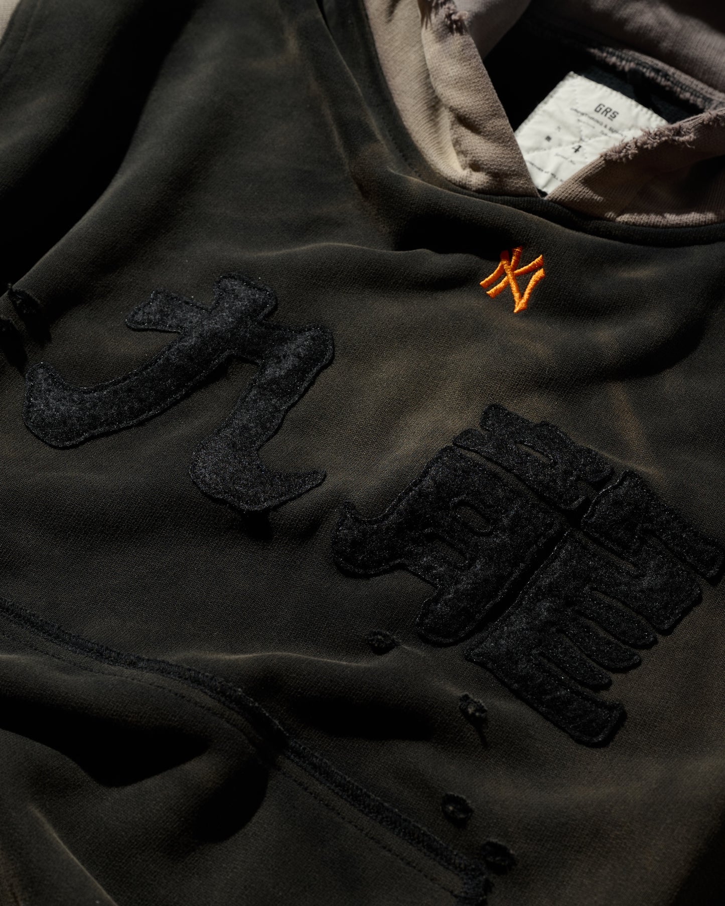 HEAVY WEIGHT SUN FADED "KOWLOON" HOODIE