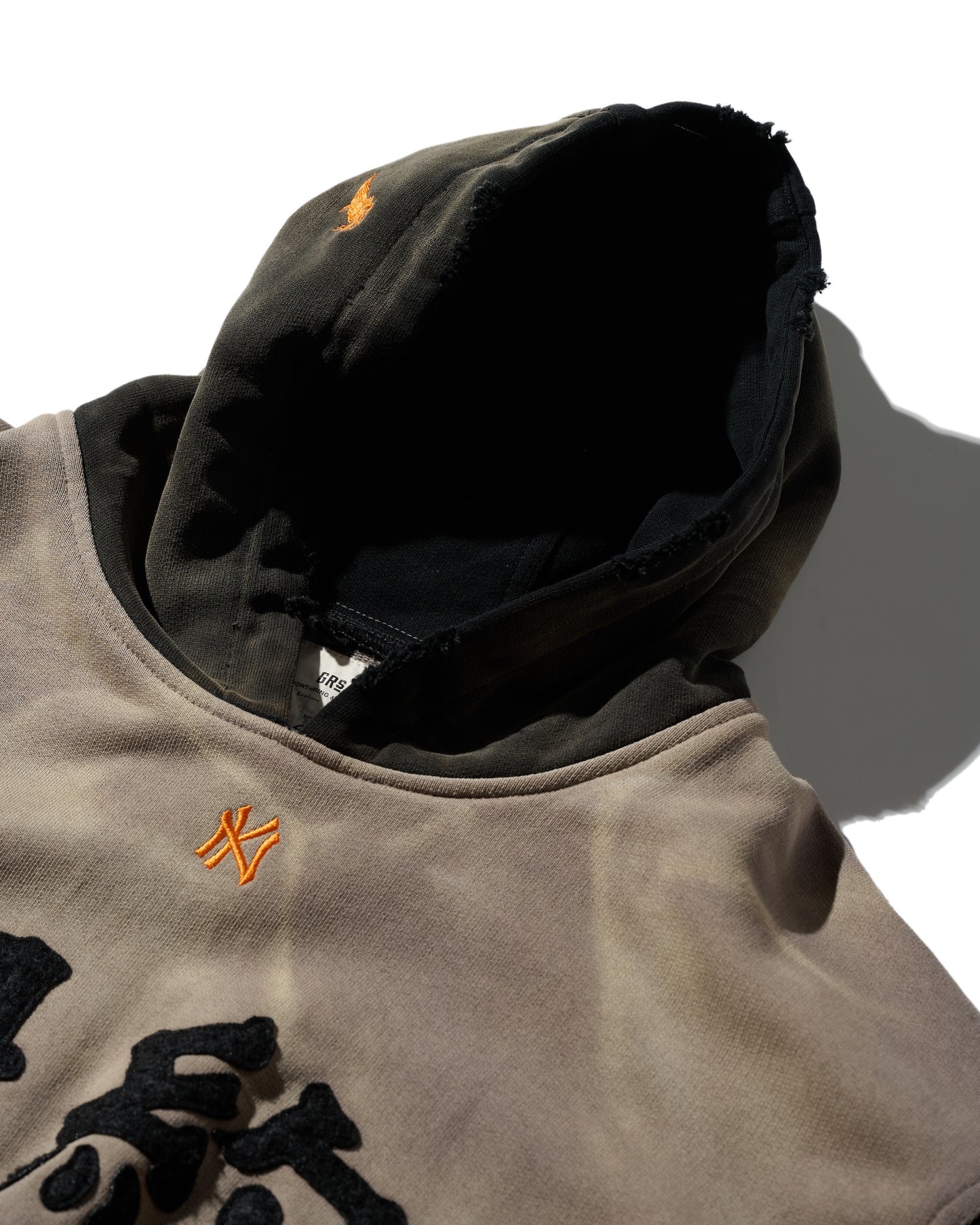 HEAVY WEIGHT SUN FADED "NEW YORK" HOODIE