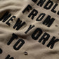 HEAVY WEIGHT SUN FADED "NEW YORK" HOODIE