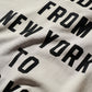 HEAVY WEIGHT SUN FADED “NEW YORK” TEE