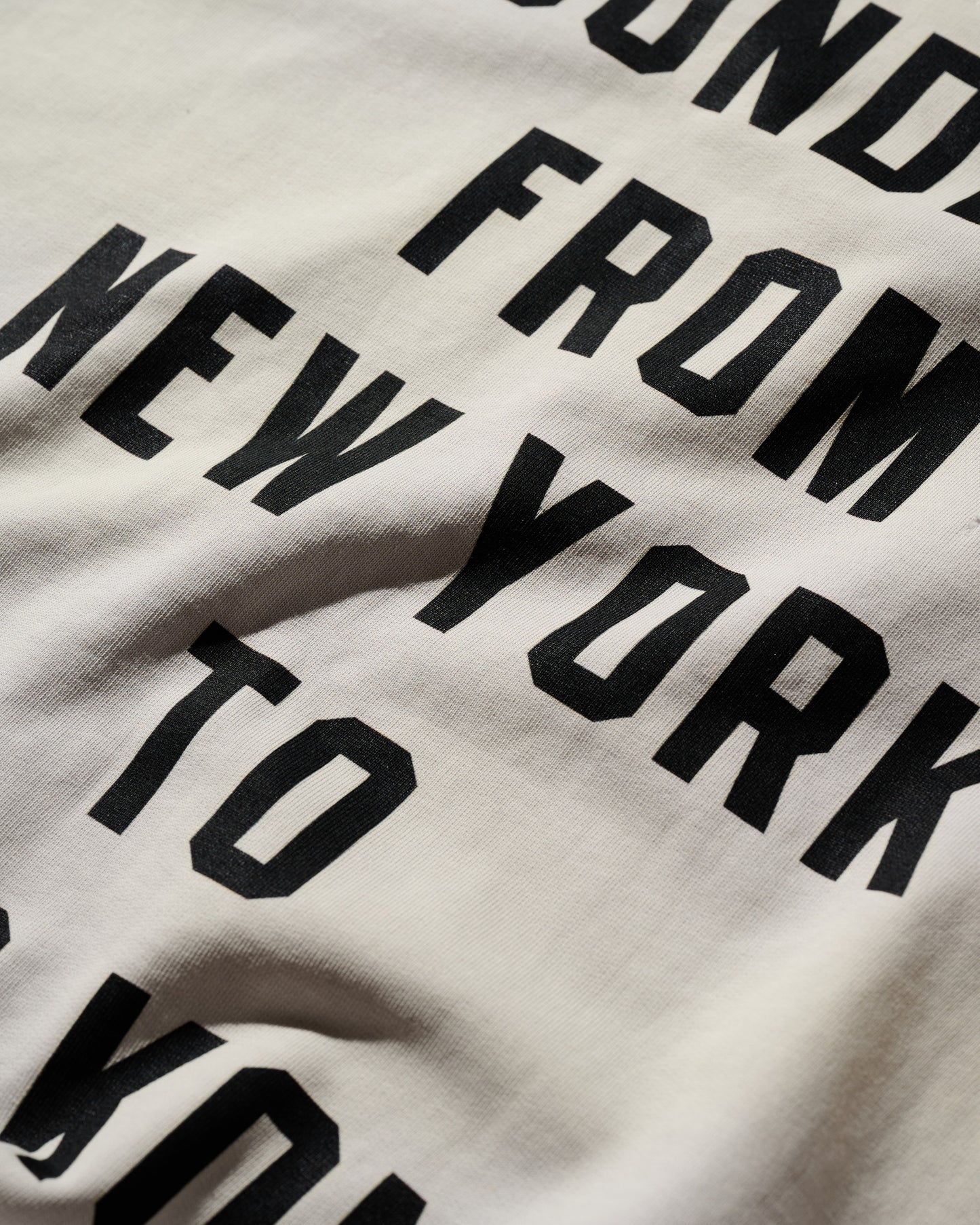HEAVY WEIGHT SUN FADED “NEW YORK” TEE