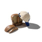 HAND QUILTED “1979” 2-TONE CAP / OFF WHITE & NAVY