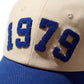 HAND QUILTED “1979” 2-TONE CAP / OFF WHITE & NAVY