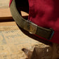 HAND QUILTED “GRS” TWO TONE CAP / OLIVE & RED