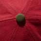 HAND QUILTED “GRS” TWO TONE CAP / OLIVE & RED