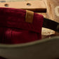 HAND QUILTED “GRS” TWO TONE CAP / OLIVE & RED