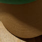 HAND QUILTED “GRS” TWO TONE CAP / GREEN & MUSTARD