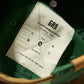 HAND QUILTED “GRS” TWO TONE CAP / GREEN & MUSTARD