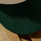 HAND QUILTED “RISE” TWO TONE CAP / OFF-WHITE & GREEN