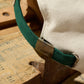 HAND QUILTED “RISE” TWO TONE CAP / OFF-WHITE & GREEN