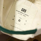 HAND QUILTED “RISE” TWO TONE CAP / OFF-WHITE & GREEN