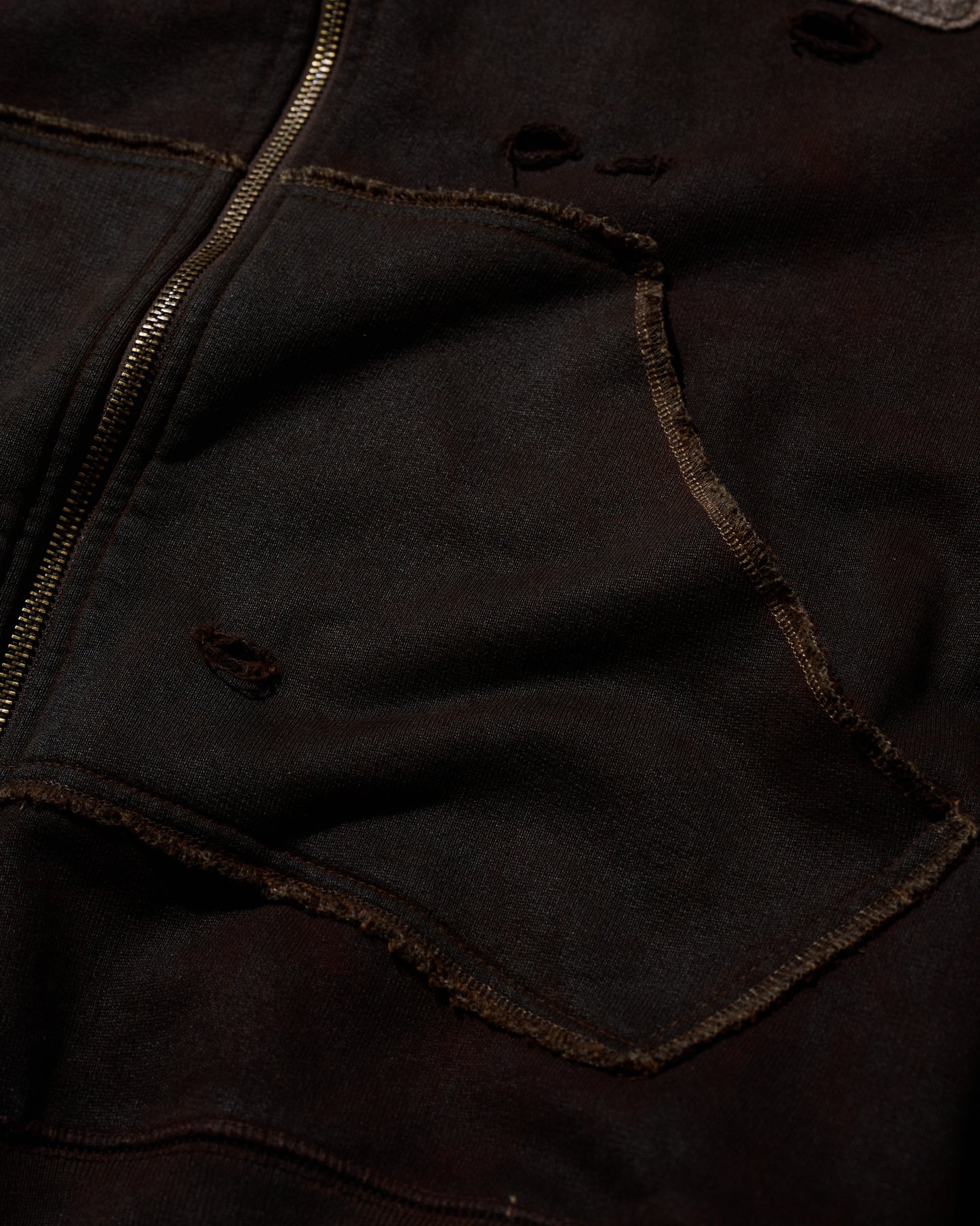 MUD DYEING KOWLOON ZIP-UP HOODIE