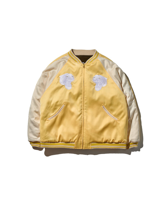GRS SIGNATURE SOUVENIR JACKET / PALE YELLOW & HAZEL