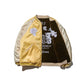 GRS SIGNATURE SOUVENIR JACKET / PALE YELLOW & HAZEL