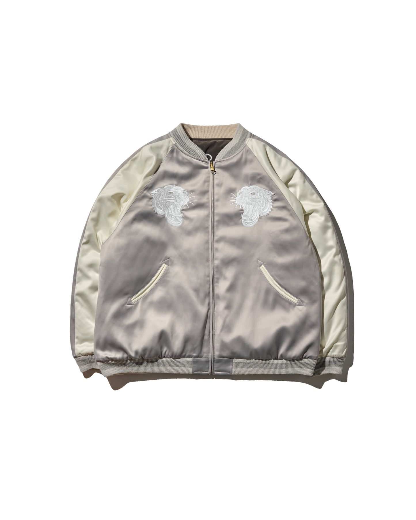 GRS SIGNATURE SOUVENIR JACKET / SLIVER & DIM GREY