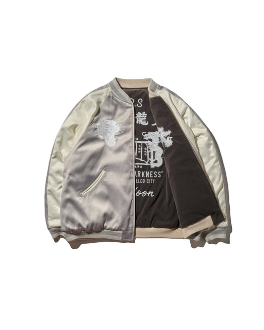 GRS SIGNATURE SOUVENIR JACKET / SLIVER & DIM GREY