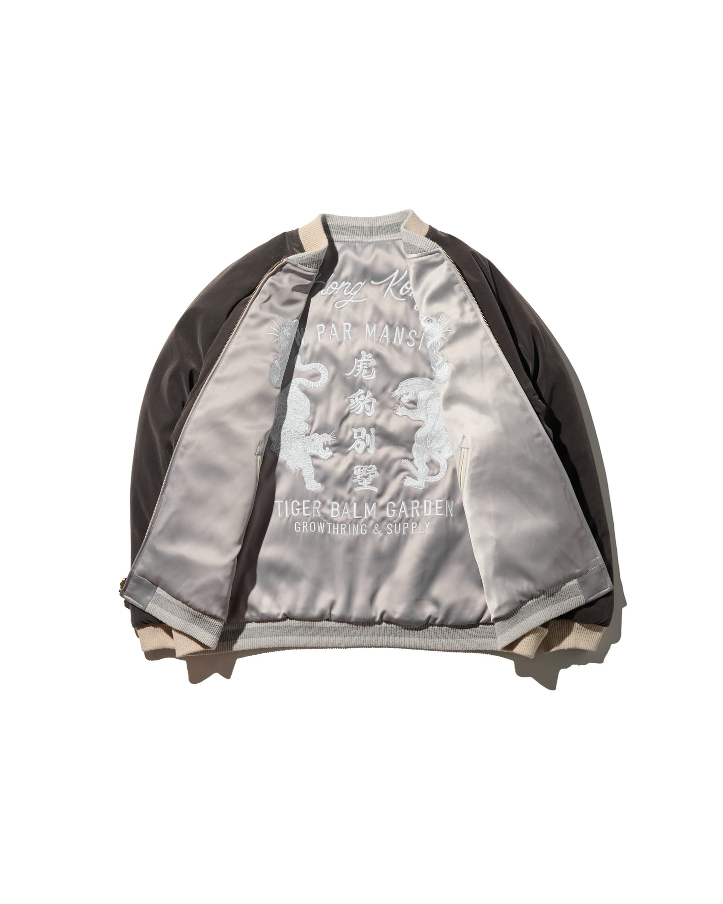 GRS SIGNATURE SOUVENIR JACKET / SLIVER & DIM GREY