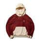 DISTRESSED"KN" TWO TONE HOODIES