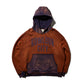 DISTRESSED "KOWLOON CITY" TWO TONE HOODIES