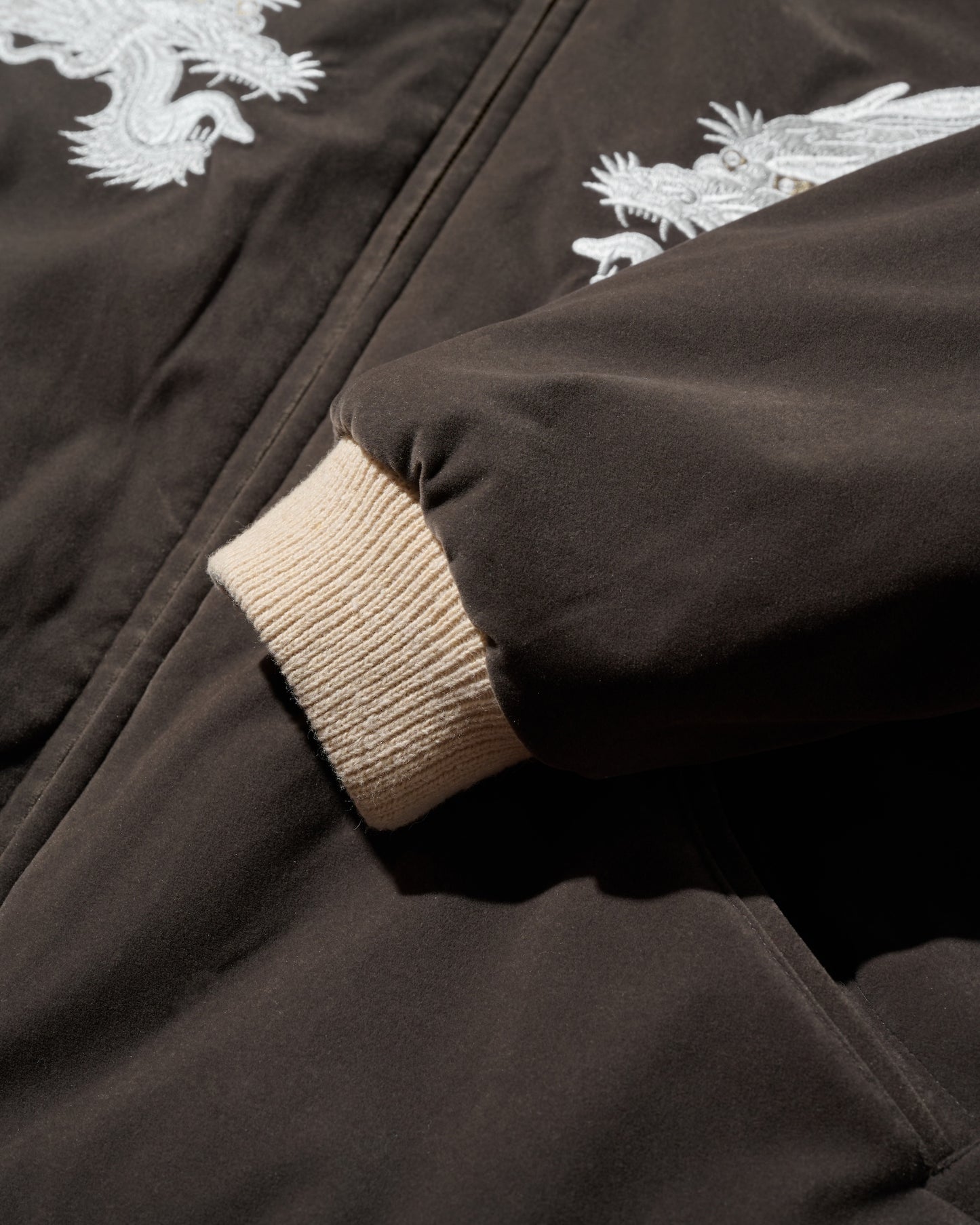 GRS SIGNATURE SOUVENIR JACKET / SLIVER & DIM GREY