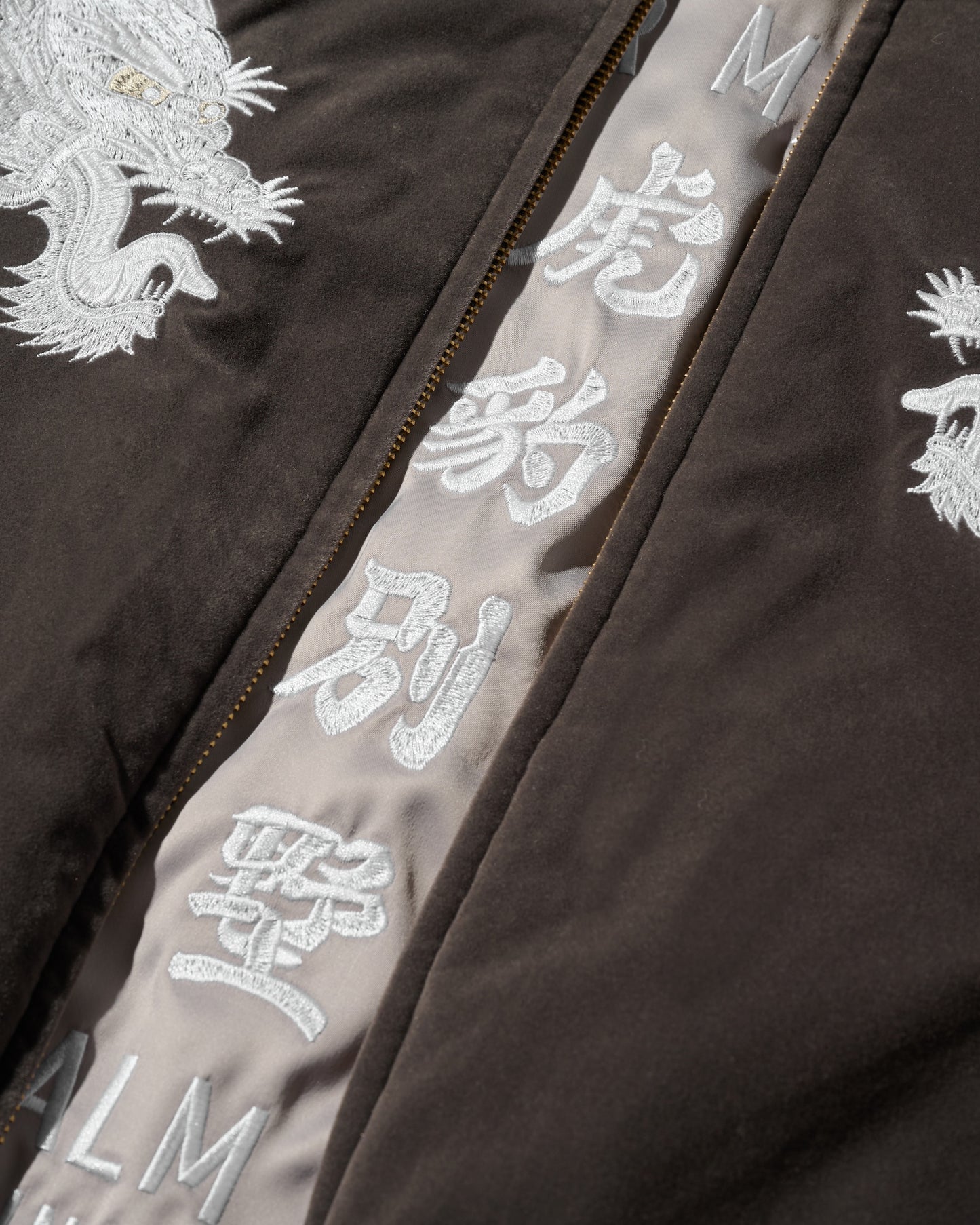 GRS SIGNATURE SOUVENIR JACKET / SLIVER & DIM GREY