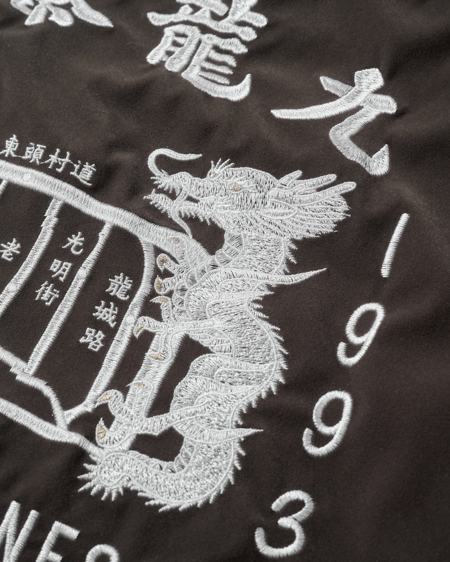 GRS SIGNATURE SOUVENIR JACKET / SLIVER & DIM GREY