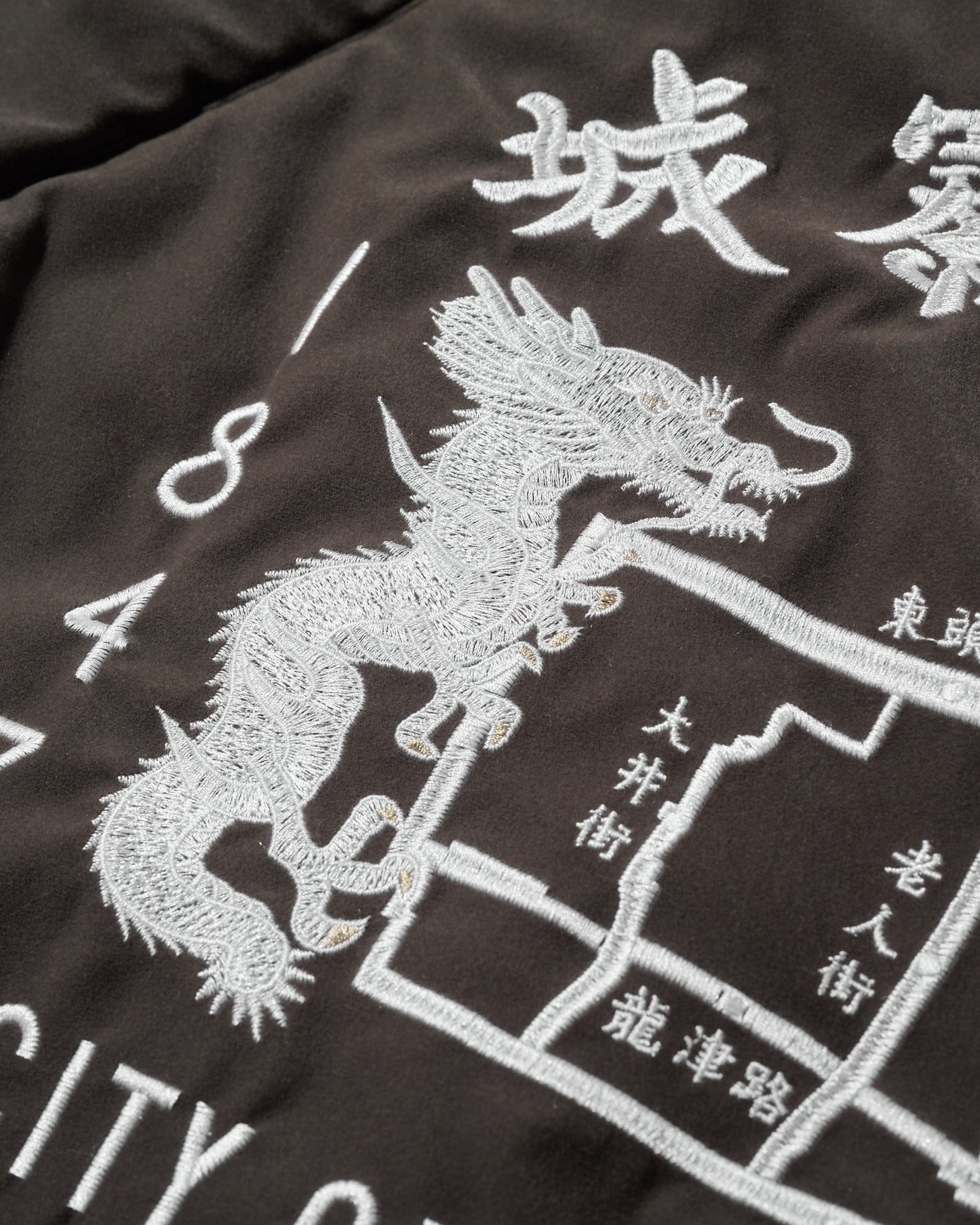 GRS SIGNATURE SOUVENIR JACKET / SLIVER & DIM GREY