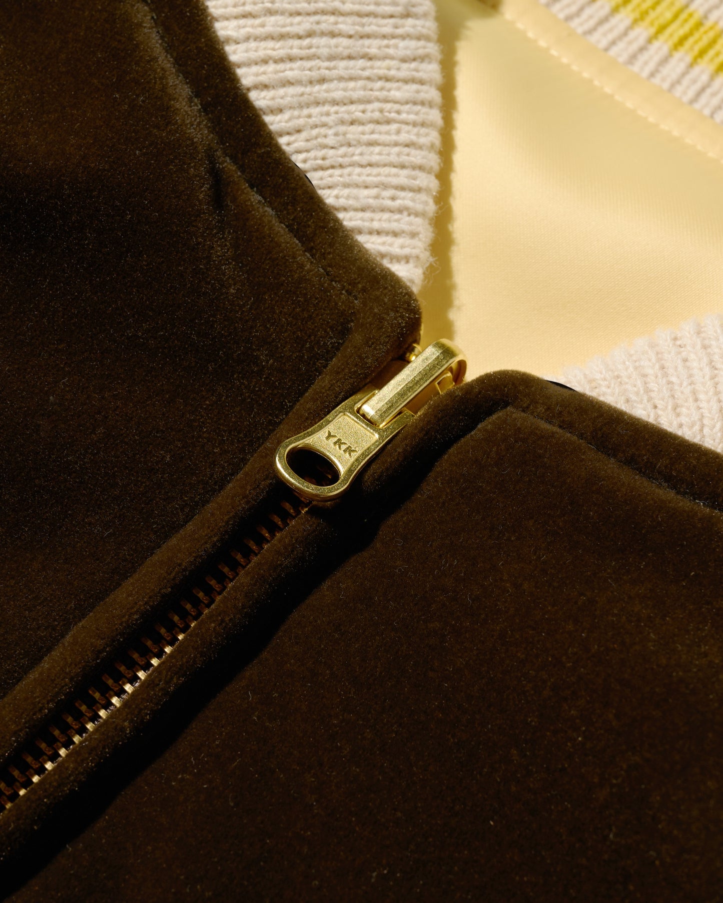 GRS SIGNATURE SOUVENIR JACKET / PALE YELLOW & HAZEL