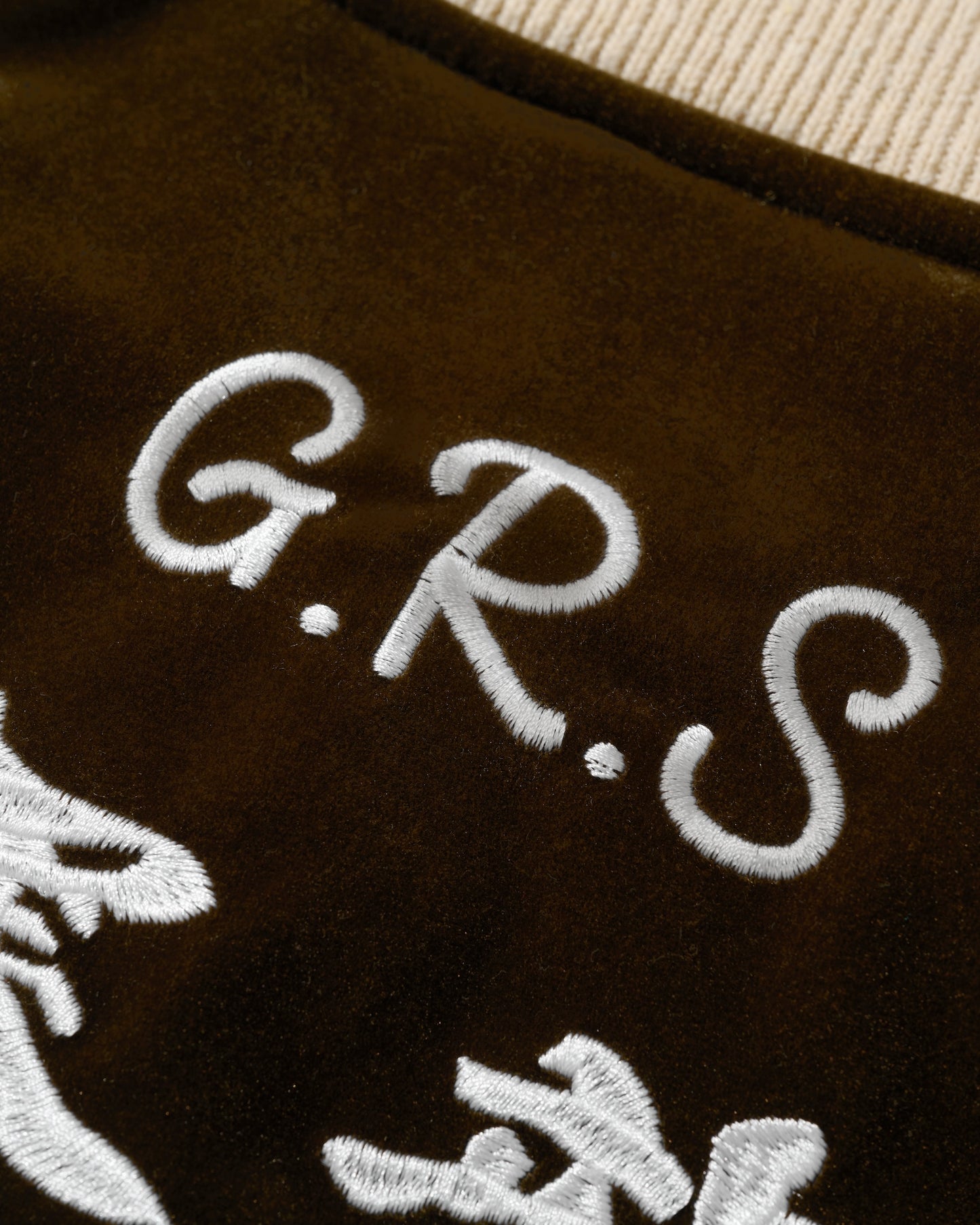 GRS SIGNATURE SOUVENIR JACKET / PALE YELLOW & HAZEL
