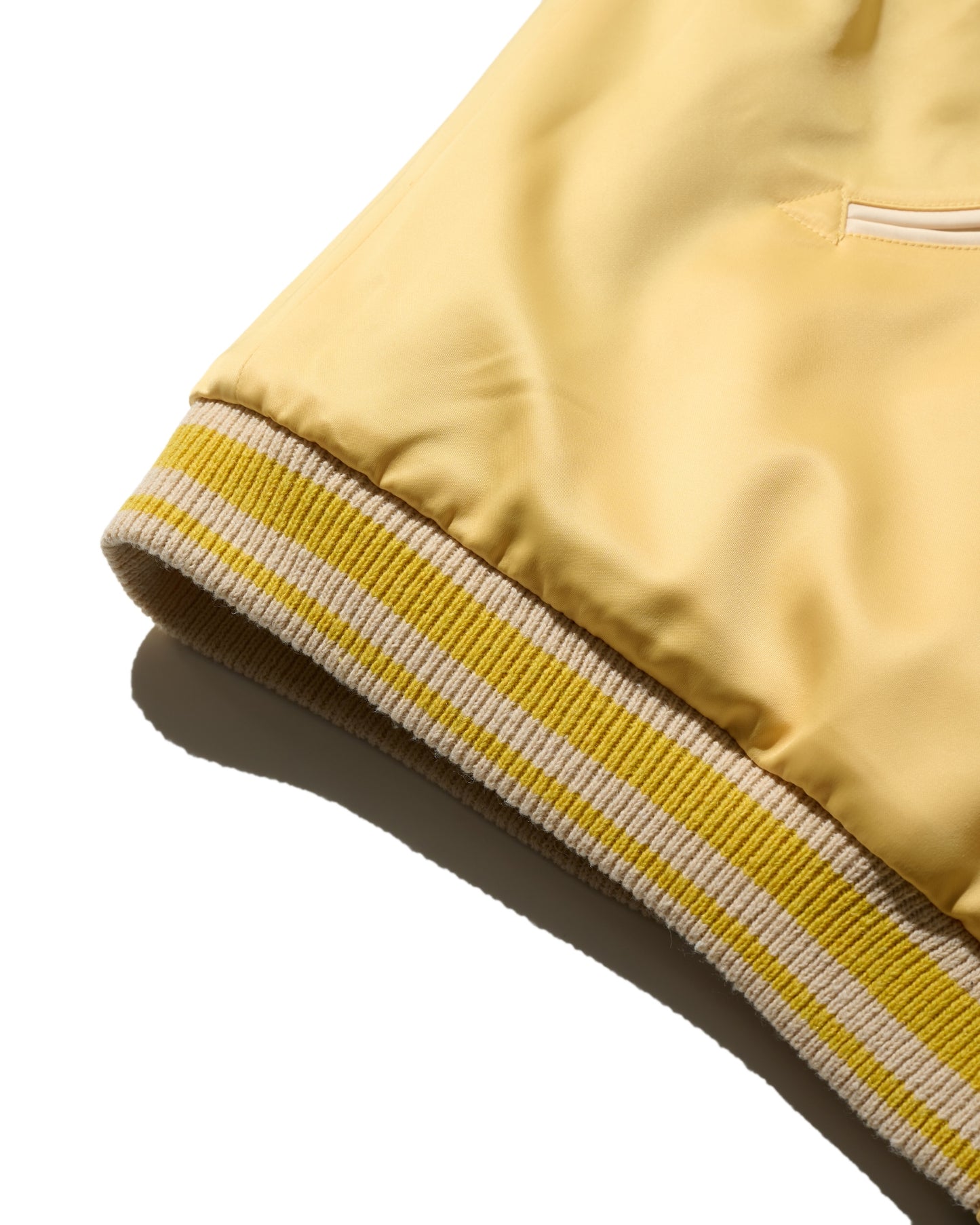 GRS SIGNATURE SOUVENIR JACKET / PALE YELLOW & HAZEL