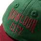 EMBROIDERY "KOWLOON CITY" MINI CAP POUCH / RED & GREEN