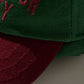 EMBROIDERY "KOWLOON CITY" MINI CAP POUCH / RED & GREEN