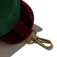 EMBROIDERY "KOWLOON CITY" MINI CAP POUCH / RED & GREEN