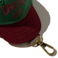 EMBROIDERY "KOWLOON CITY" MINI CAP POUCH / RED & GREEN