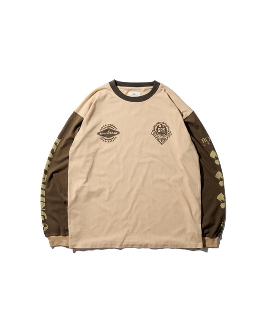 LS TEE / BEIGE BROWN