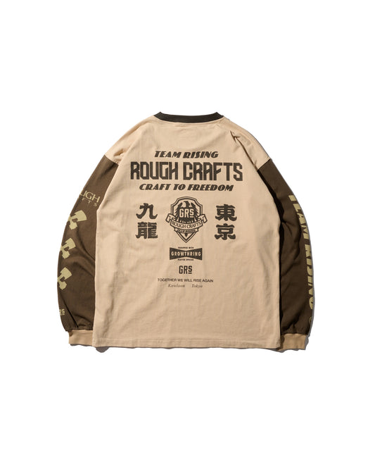 LS TEE / BEIGE BROWN